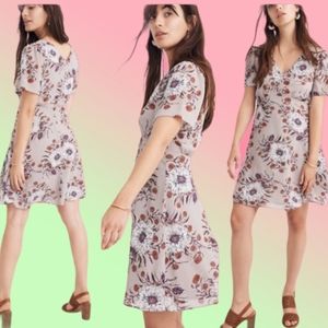 MADEWELL Painted Blooms dress